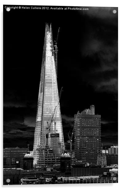 THE SHARD Acrylic by Helen Cullens