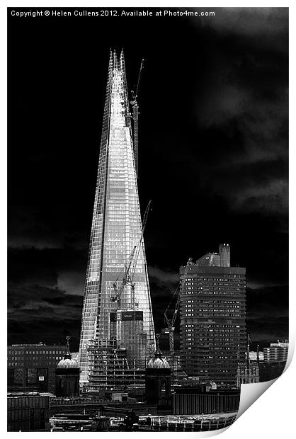 THE SHARD Print by Helen Cullens