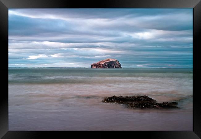 The Bass Rock from Seacliff Framed Print by Aj’s Images