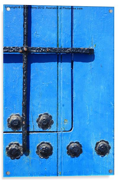 Blue door Acrylic by Digby Merry