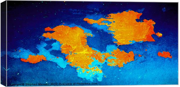 Pangea Canvas Print by Stephen Maxwell