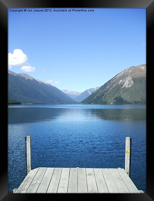 Lake Rotoiti New Zealand Framed Print by Jon Jaques