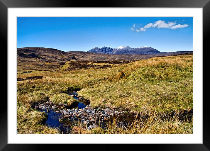 An Teallach, Scotland Framed Mounted Print by Jacqi Elmslie