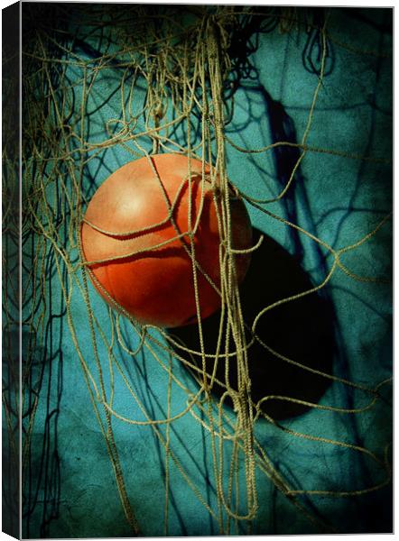 nets and buoy Canvas Print by Heather Newton