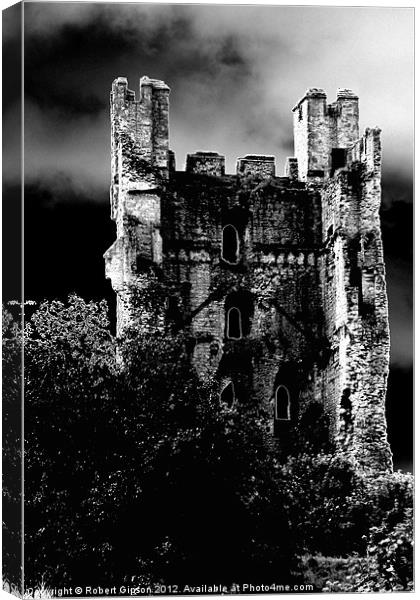Helmsley Castle Canvas Print by Robert Gipson