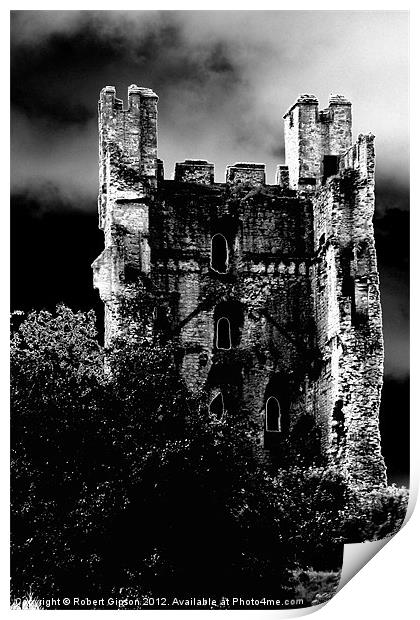 Helmsley Castle Print by Robert Gipson