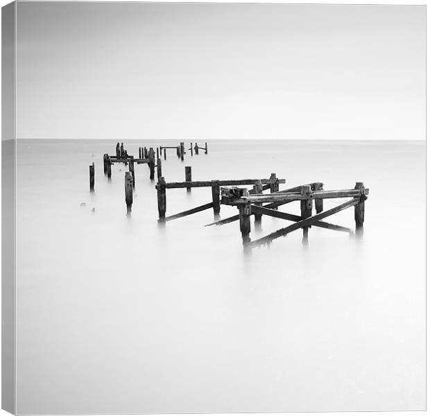 The Old Pier Canvas Print by Dave Wragg