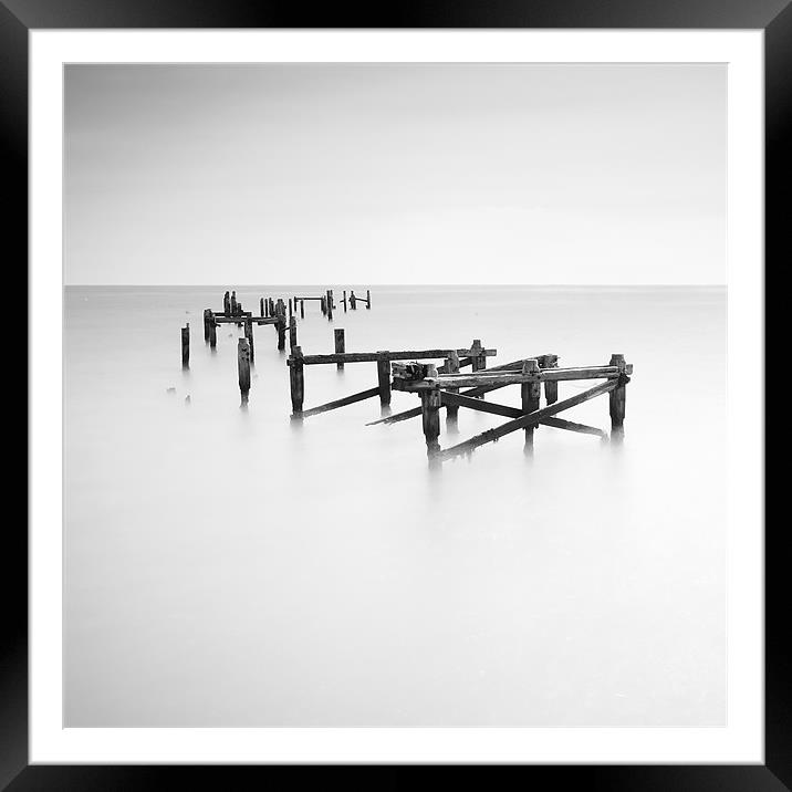 The Old Pier Framed Mounted Print by Dave Wragg