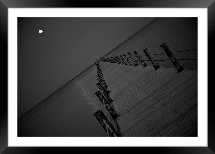 Egyptian moon Framed Mounted Print by mark humpage