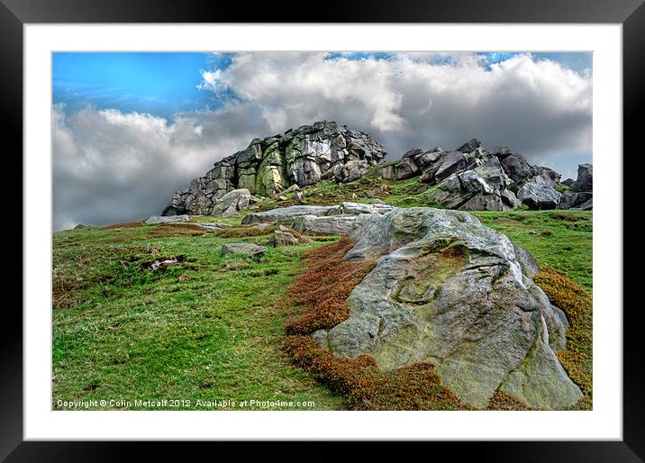 Almscliff Crag #2 Framed Mounted Print by Colin Metcalf