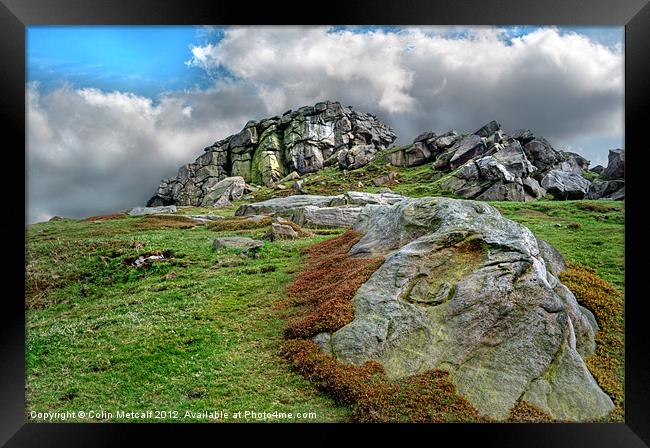 Almscliff Crag #2 Framed Print by Colin Metcalf