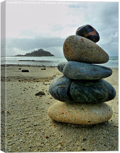 Zen at St Michaels Mount Canvas Print by Lucy Antony