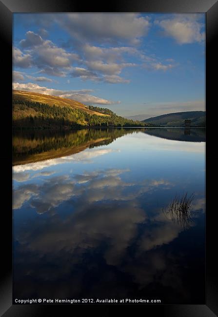 Derwent Reservoir in the Peak District Framed Print by Pete Hemington