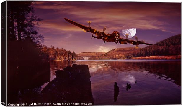 At The Going Down of The Sun Canvas Print by Nigel Hatton