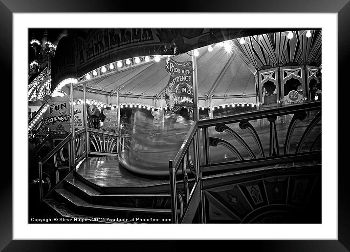 Fairground Fun Framed Mounted Print by Steve Hughes
