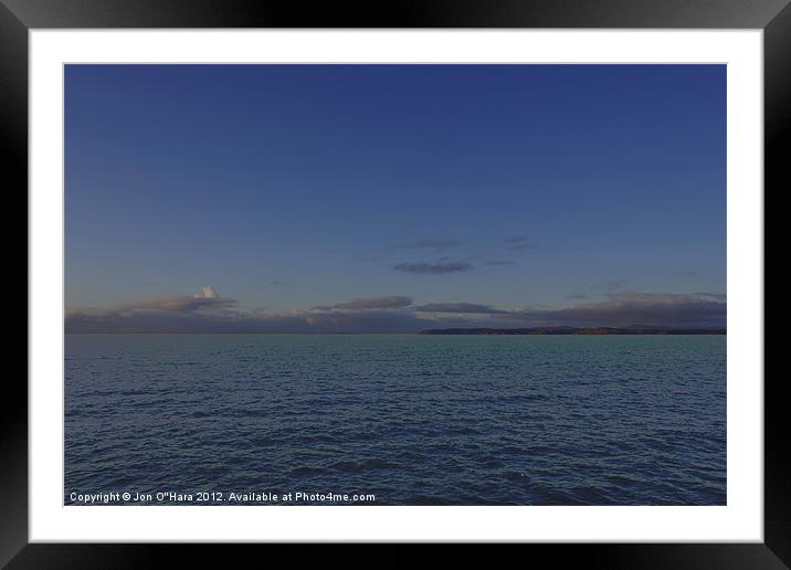 HEBRIDES VIEWS FROM THE MINCH 2 Framed Mounted Print by Jon O'Hara
