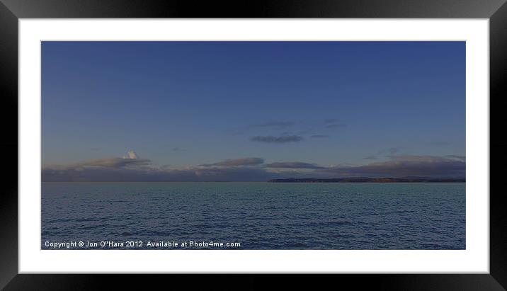 HEBRIDES VIEWS FROM THE MINCH 3 Framed Mounted Print by Jon O'Hara