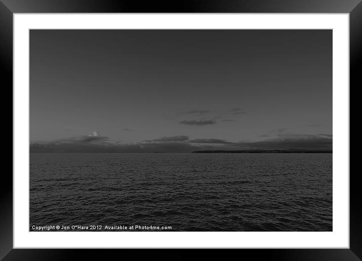 HEBRIDES VIEWS FROM THE MINCH 4 Framed Mounted Print by Jon O'Hara