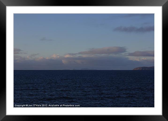 HEBRIDES VIEWS FROM THE MINCH 5 Framed Mounted Print by Jon O'Hara