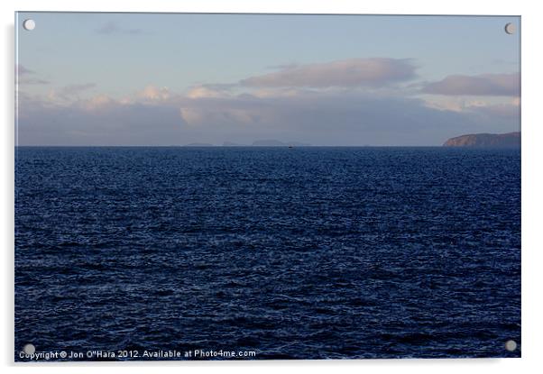 HEBRIDES VIEWS FROM THE MINCH 8 Acrylic by Jon O'Hara