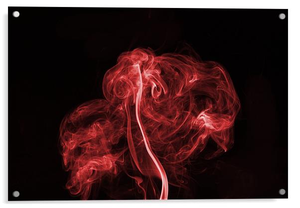 Explosive Red Acrylic by Steve Purnell