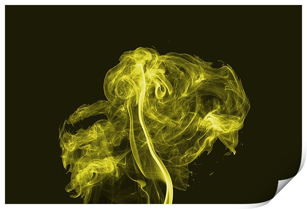 Explosive Yellow Print by Steve Purnell