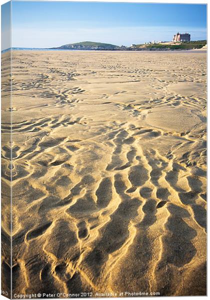 Fistral Sands Canvas Print by Canvas Landscape Peter O'Connor