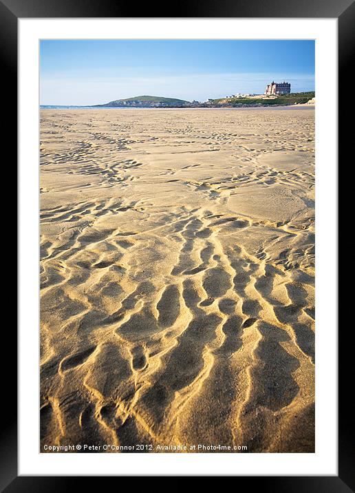 Fistral Sands Framed Mounted Print by Canvas Landscape Peter O'Connor