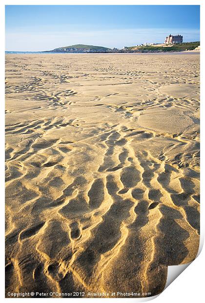 Fistral Sands Print by Canvas Landscape Peter O'Connor