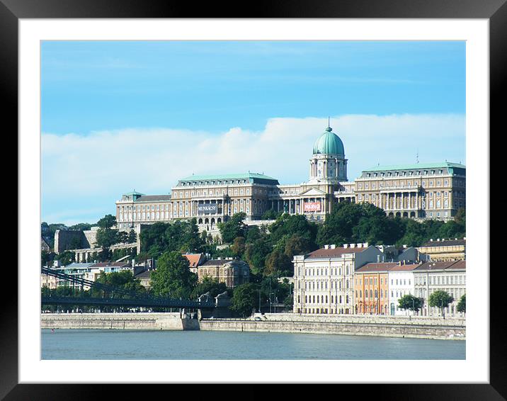 Budapest, Buda Castle Framed Mounted Print by Ian McNicholls