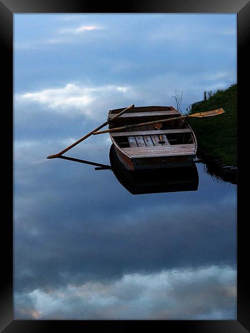 Charon away Framed Print by Gabor Dvornik