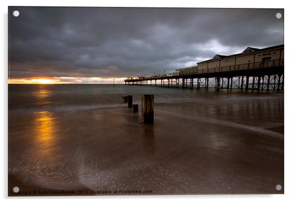 Teignmouth Pier Acrylic by R K Photography