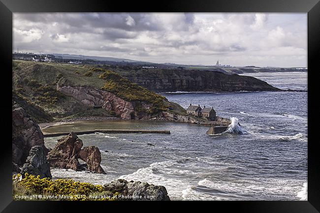 Smugglers Cove Framed Print by Lynne Morris (Lswpp)