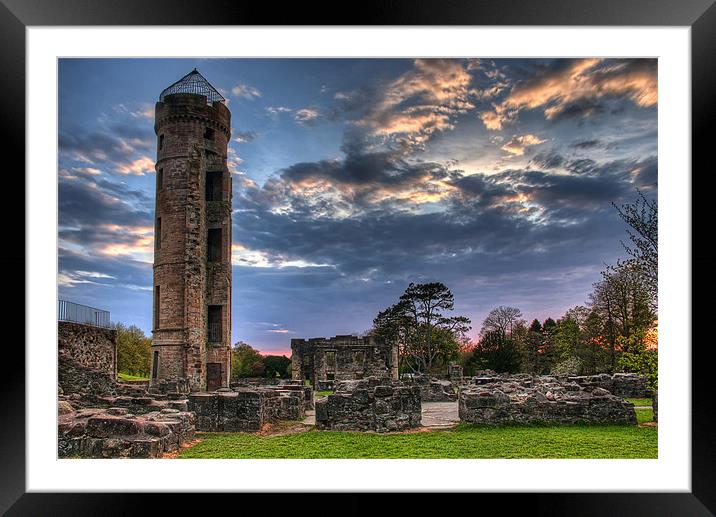 Ruins Framed Mounted Print by Sam Smith