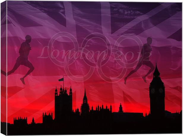 London 2012 Canvas Print by John Ellis