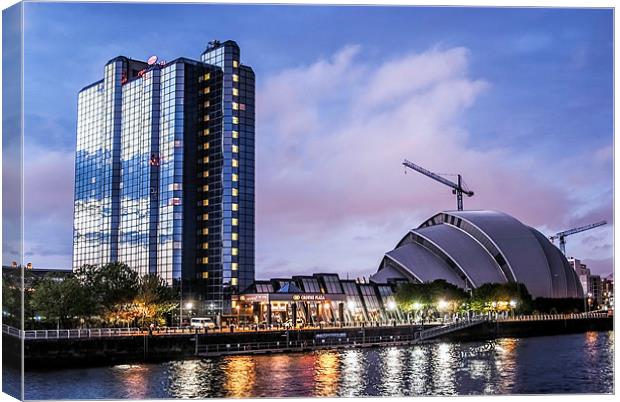 Crowne Plaza and Armadillo Canvas Print by Patrick MacRitchie