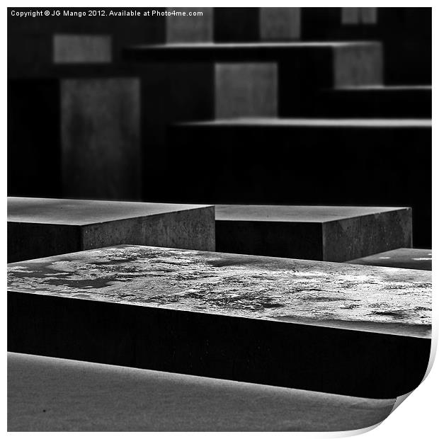 Holocaust Memorial Print by JG Mango