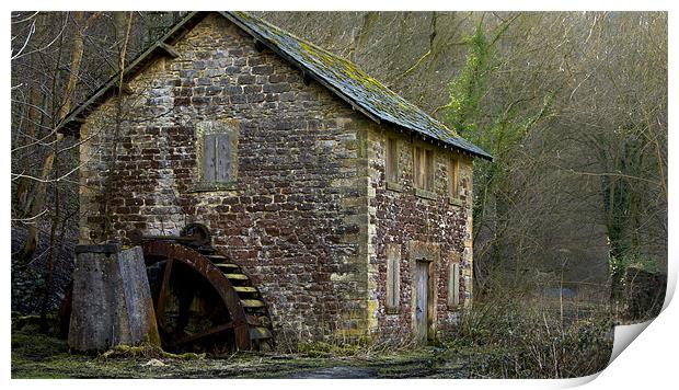 Old Water Mill Print by Colin Tilley
