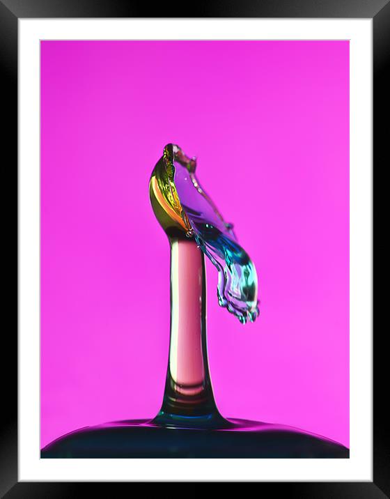Liquid sculpture Framed Mounted Print by Sam Smith