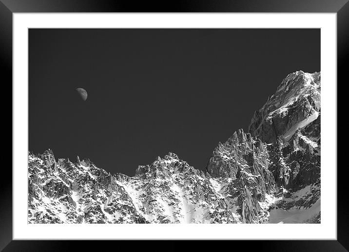aiguille du chardonnet Framed Mounted Print by Jamie Stokes