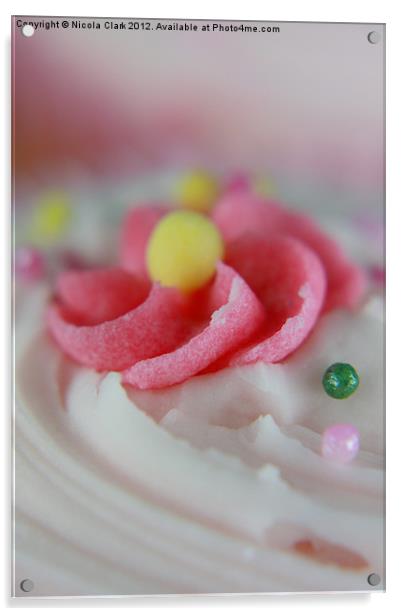 Cupcake Icing Acrylic by Nicola Clark