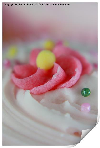 Cupcake Icing Print by Nicola Clark