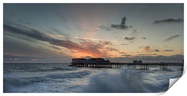 Cromer Pier - Sunrise Print by Simon Wrigglesworth