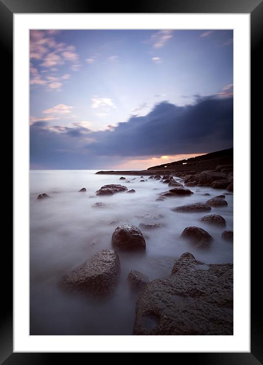 One minute Framed Mounted Print by mark leader