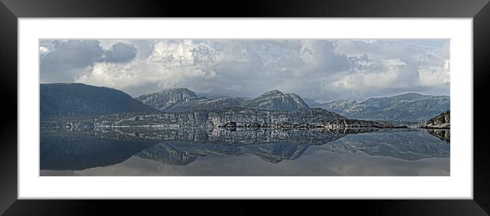 Panoramic Reflections Framed Mounted Print by Natures' Canvas: Wall Art  & Prints by Andy Astbury