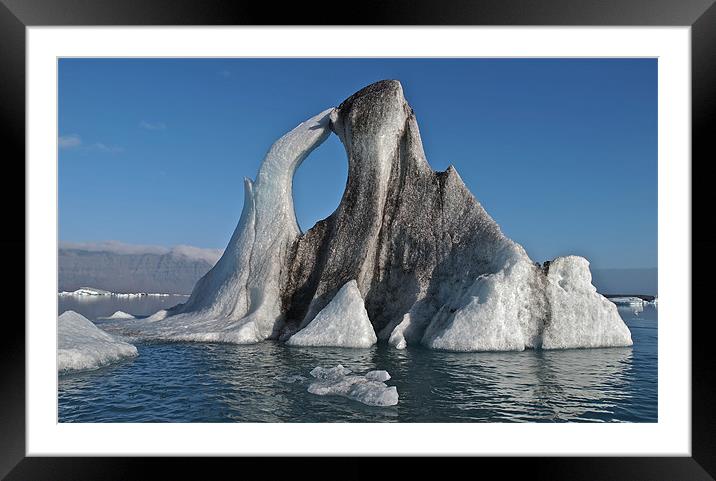 Iceberg Kiss Framed Mounted Print by mark humpage