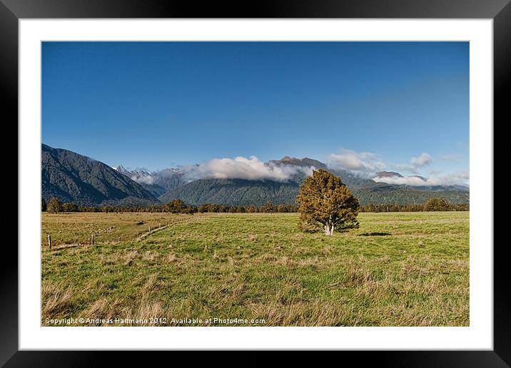 New Zealand Roadttrip Framed Mounted Print by Andreas Hartmann