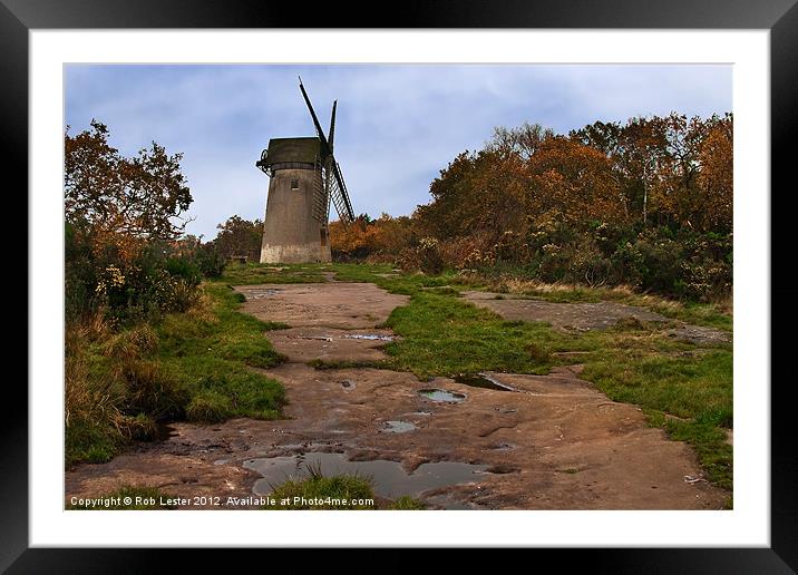 Bidston windmill   #1 Framed Mounted Print by Rob Lester