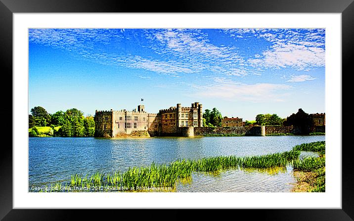Leeds Castle 2 Framed Mounted Print by Chris Thaxter