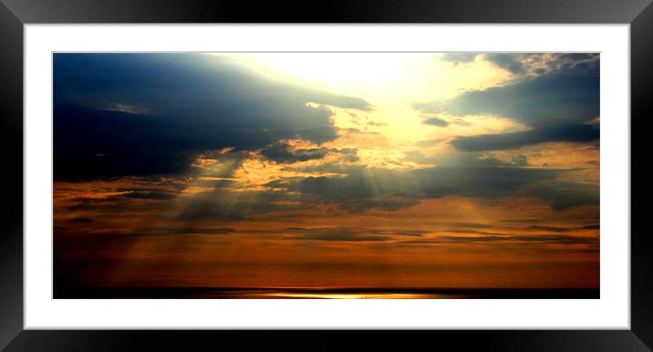 Corney Sunset Framed Mounted Print by Lee Dawson